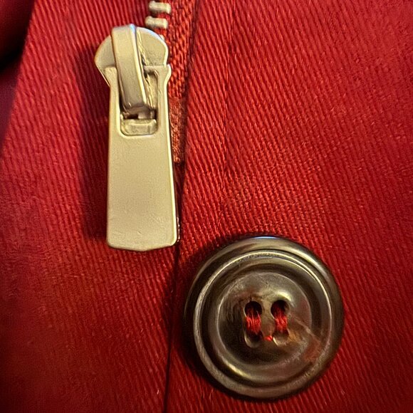 Burgundy Heavyweight Faux Fur Hood Parka XXL - Picture 6 of 10